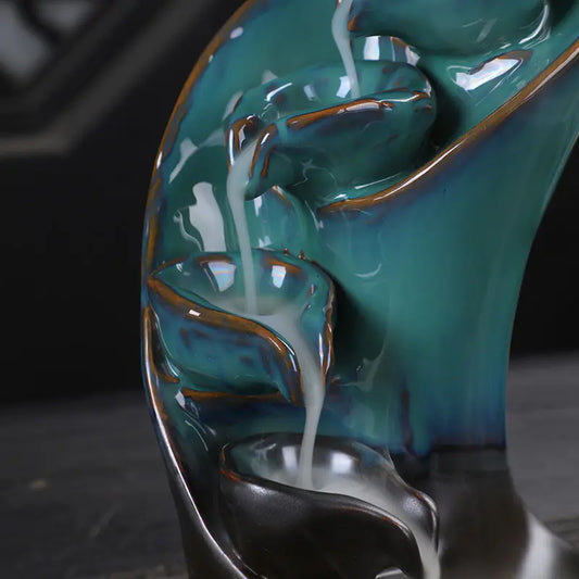 Dual-Use Backflow Incense Burner with Tower Design