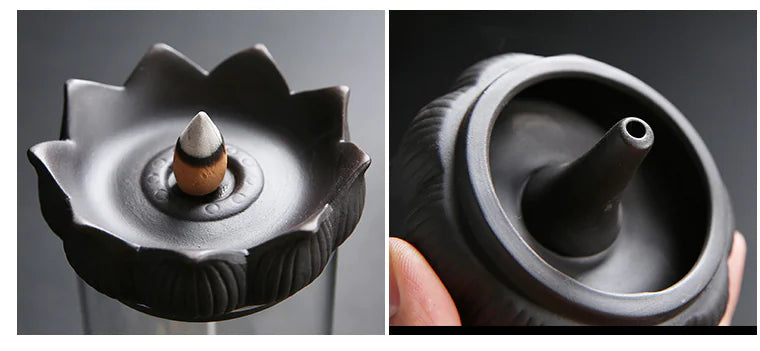 Wukong Backflow Incense Burner - Ceramic Zen Style
