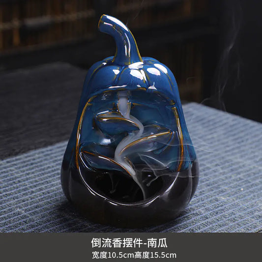 Dual-Use Backflow Incense Burner with Tower Design